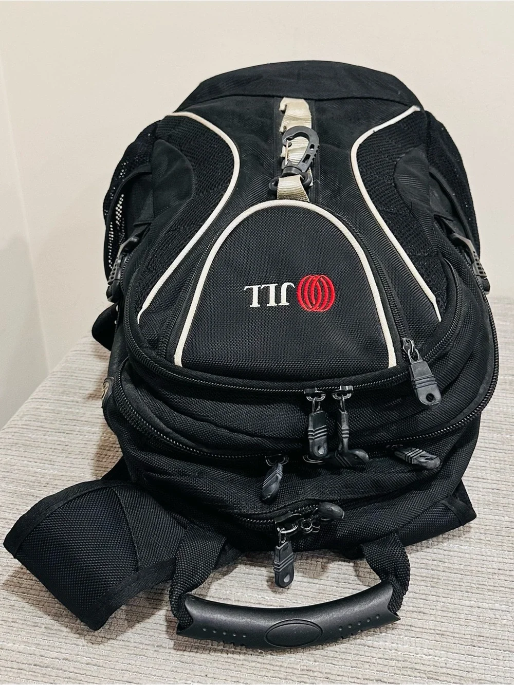 JLL Corporate Laptop Backpack Black Travel Work Tech Bag Swag
